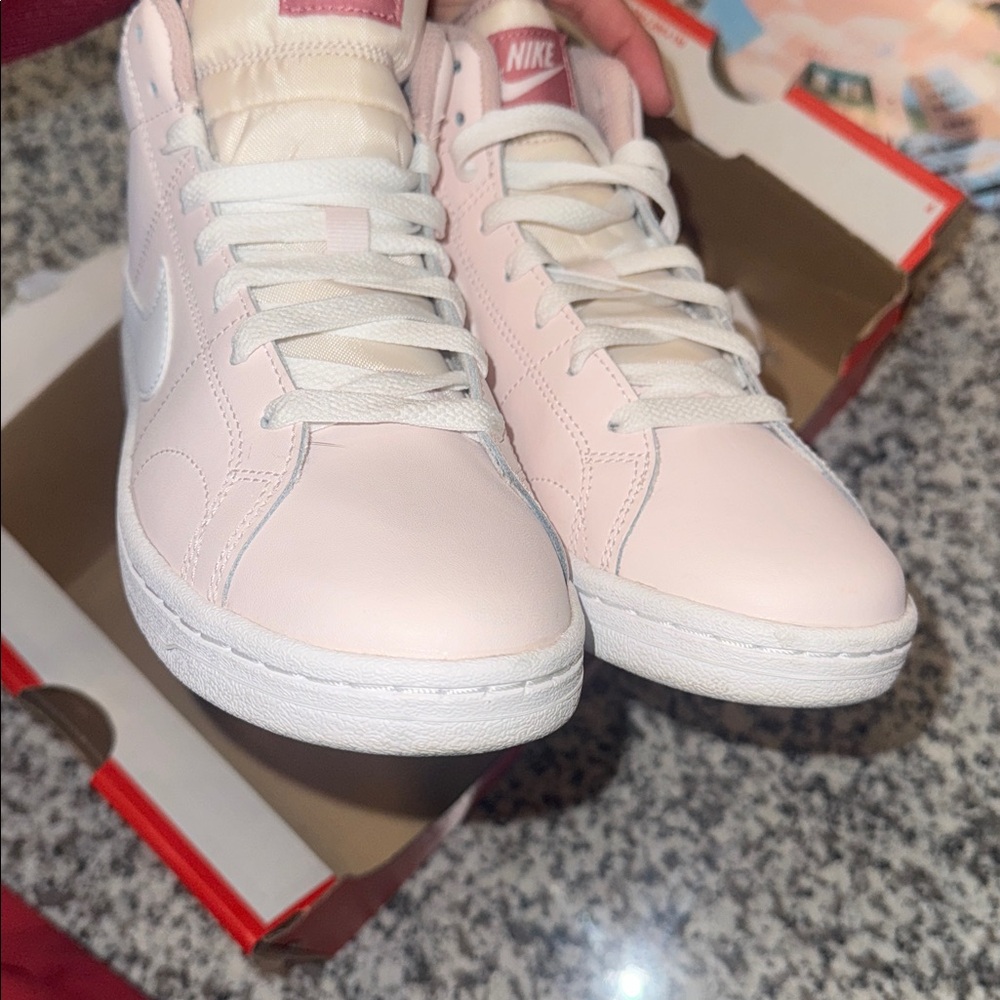 Nike Court Royale 2 Mid Light Soft Pink/White - Picture 8 of 10